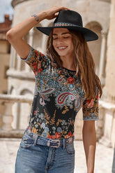 THE JANIE FAVORITE BOAT NECK TEE