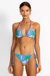 JW X PAOLITA BRAID STRING BIKINI TOP