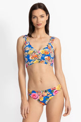 PAULINE RUCHED CROP BIKINI TOP