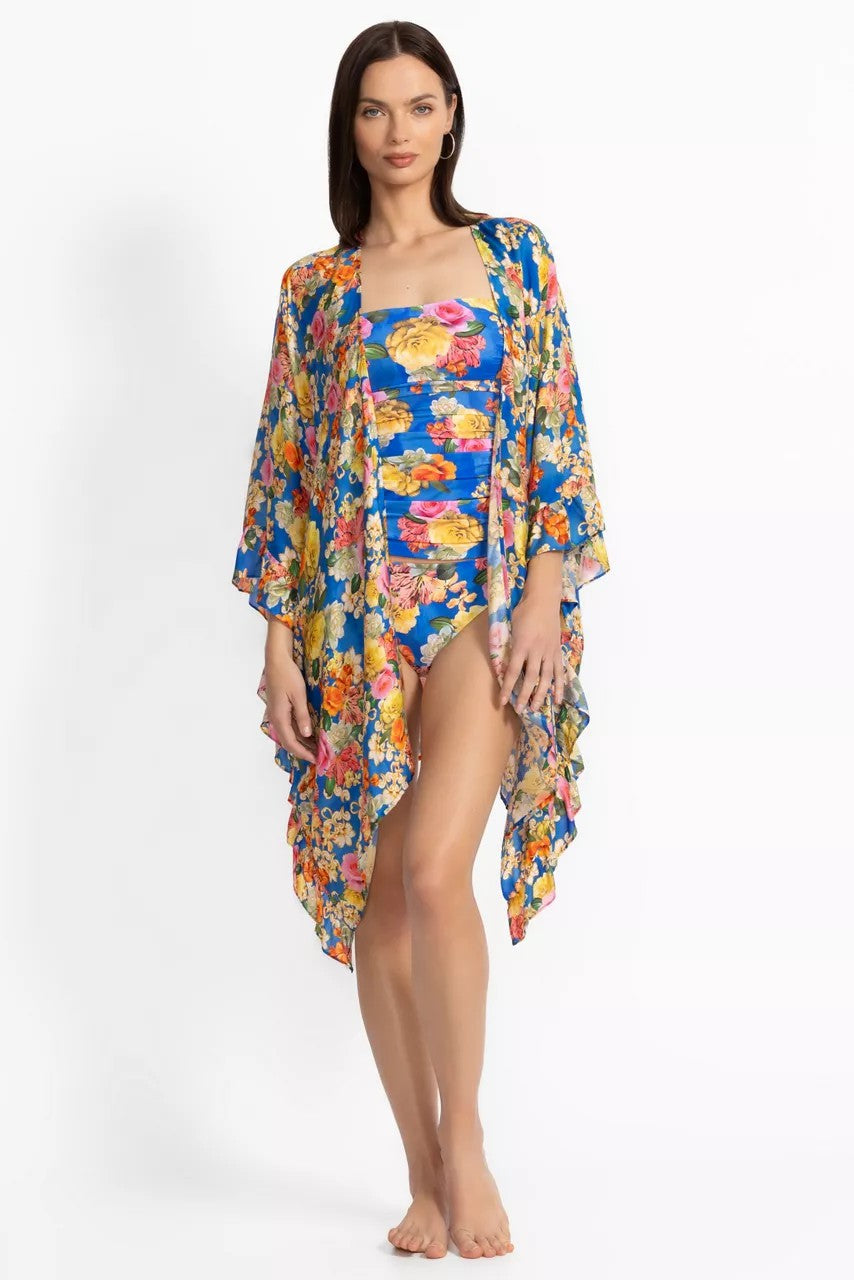 PAULINE SHORT RUFFLE KIMONO