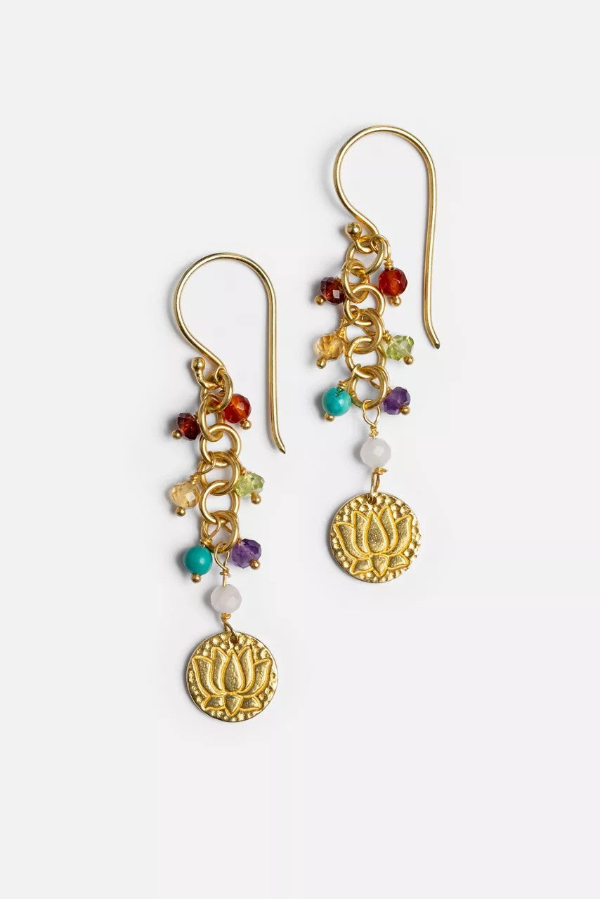 CHAKRA OF PARADISE BEADED EARRINGS