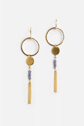 DREAMSCAPE IOLITE DANGLE EARRINGS