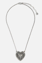 ANTIQUE HEART PENDANT NECKLACE
