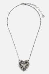 ANTIQUE HEART PENDANT NECKLACE