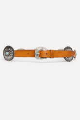 PETALO ITALIAN LEATHER CONCH BELT