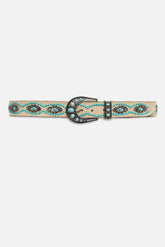 ORNATA TURQUOISE ITALIAN SUEDE BELT