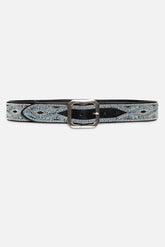 CUCIRE EMBROIDERED ITALIAN LEATHER BELT
