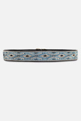 CUCIRE EMBROIDERED ITALIAN LEATHER BELT