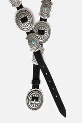 Sole Italian Leather Conch Belt