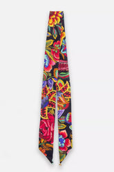 ANTIQUA FLOWER SILK SCARF