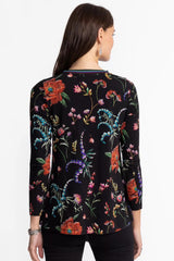 The Janie Favorite Long Sleeve Crew Neck Swing Tee