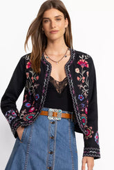 LINEN BOLERO JACKET
