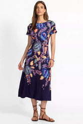 THE JANIE FAVORITE BOATNECK CAP SLEEVE DRESS