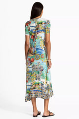 THE JANIE FAVORITE ASYMMETRIC HEM SHORT DRESS