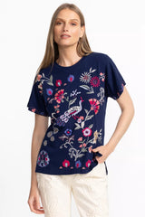 SIDE SLIT DOLMAN TEE