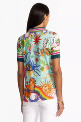 THE JANIE FAVORITE SHORT SLEEVE SWING POLO