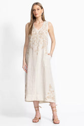 LINEN TANK DRESS