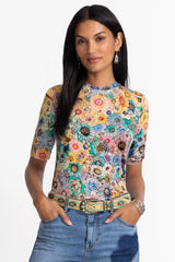 THE JANIE FAVORITE FITTED ELBOW SLEEVE TEE