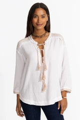 GHENAR GAUZE TOP