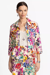 PEPLUM LINEN JACKET