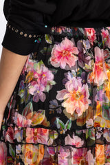 TERRA TIERED MAXI SKIRT