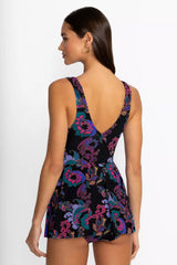 FATIMA WRAP SKIRTED ONE PIECE