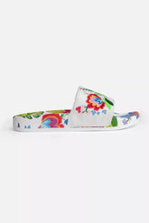 EMBROIDERED POOL SLIDE