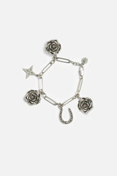 WESTERN ROSE CHARM BRACELET