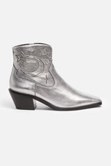 COSMOS METALLIC LEATHER BOOTIE