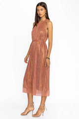 DYLAN HALTER MIDI DRESS