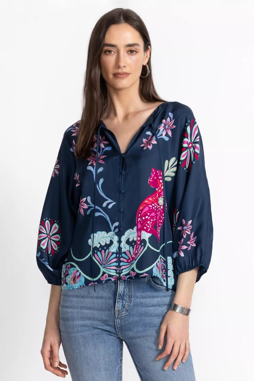 HARLYN BUTTON FRONT BLOUSE