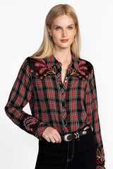 PUFF SLEEVE WESTERN SHIRT