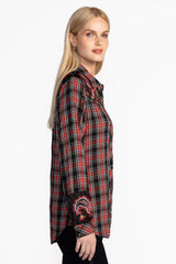 PUFF SLEEVE WESTERN SHIRT