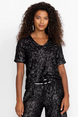 BRADLEY SEQUIN BLOUSE