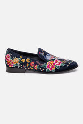 DARNAHTA EMBROIDERED SMOKING LOAFER