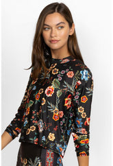 Women Active | Johnny Was Ardell Mock Neck Step Hem Tee Ardell