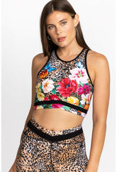 Women Active | Johnny Was Bee Active Cross Hem Sports Bra Sandra