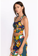 Women Active | Johnny Was Bee Active Mesh Back Longline Bra Kimbra