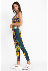 Women Active | Johnny Was Bee Active Mesh Panel Active Legging Kimbra