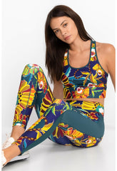 Women Active | Johnny Was Bee Active Mesh Panel Active Legging Kimbra