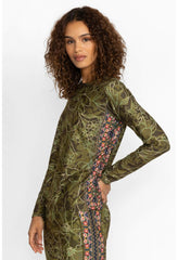 Women Active | Johnny Was Hirz Camo Ruched Long Sleeve Top Hirz