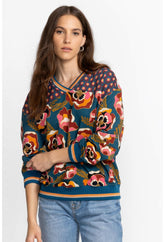 Women Active | Johnny Was Promisino Tennis Sweatshirt Promisino