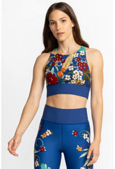 Women Active | Johnny Was Teebee High Neck Cutout Sports Bra Teebee