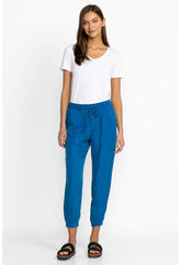 Women Bottoms | Johnny Was Alice Jogger Mykonos Blue