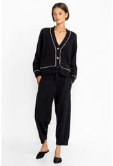 Women Bottoms | Johnny Was Calme Boxy Pant Black Beauty