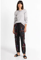 Women Bottoms | Johnny Was Campo Drawstring Cargo Pant Black