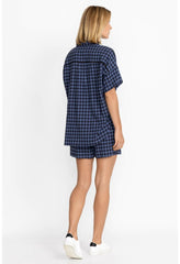 Women Bottoms | Johnny Was Checked Flounce Short Multi