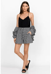 Women Bottoms | Johnny Was Drawstring A-Line Short Multi