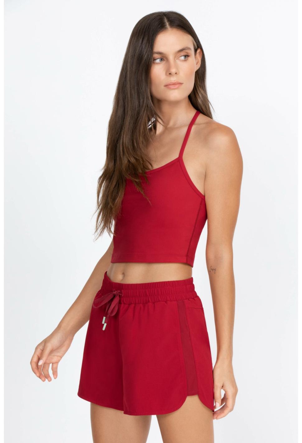 Women Bottoms | Johnny Was Elements Waist Shorts Rio Red