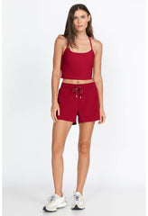 Women Bottoms | Johnny Was Elements Waist Shorts Rio Red